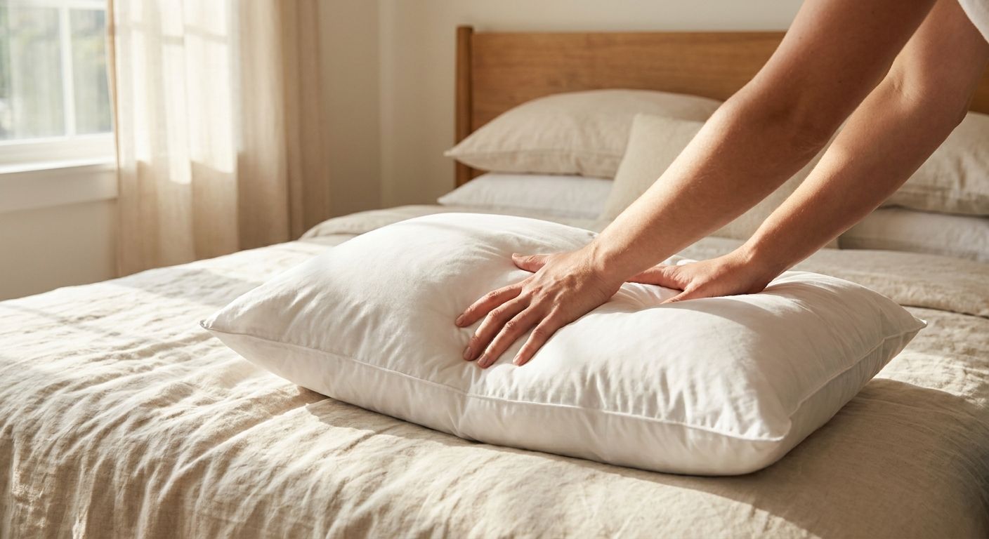 King size pillows: how to fluff and re-loft them