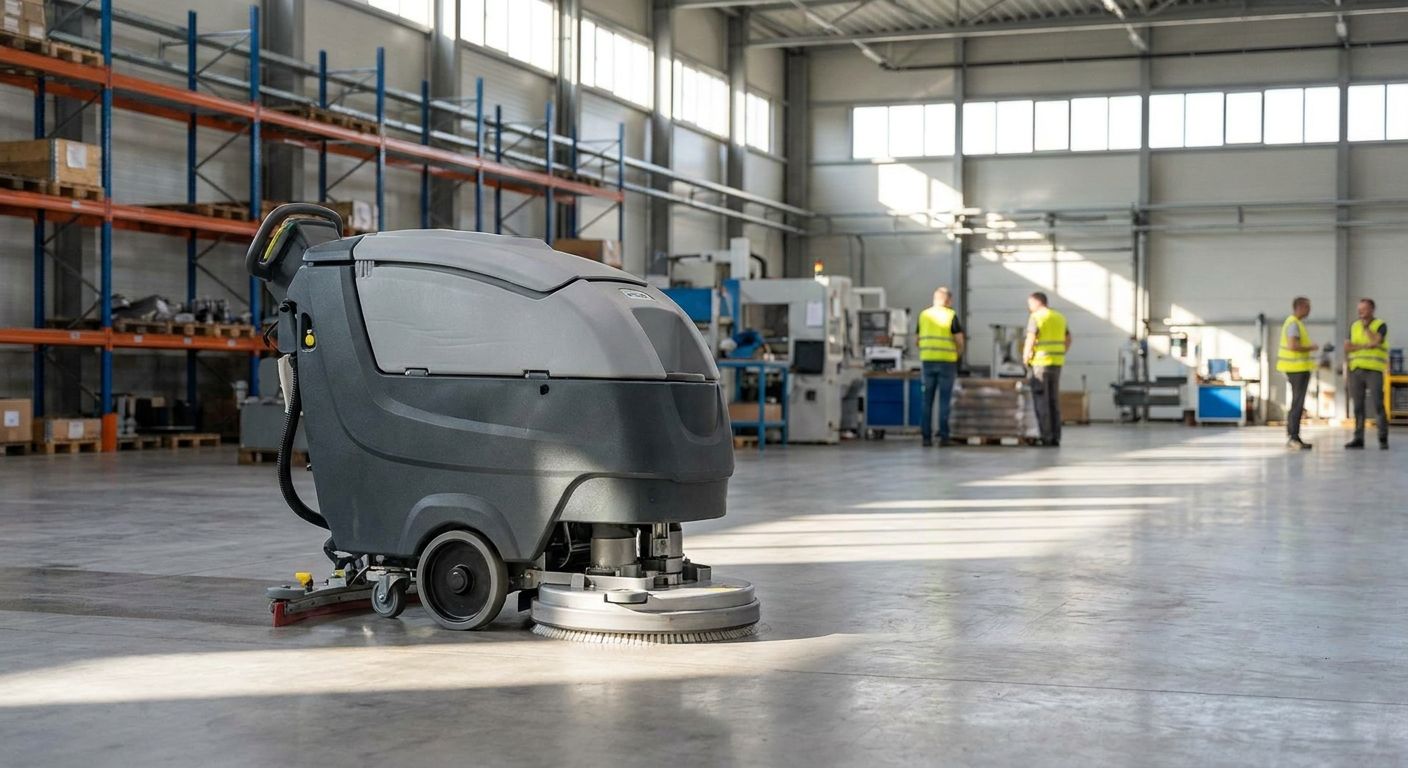 Best walk-behind floor scrubbers for industrial facilities in 2026