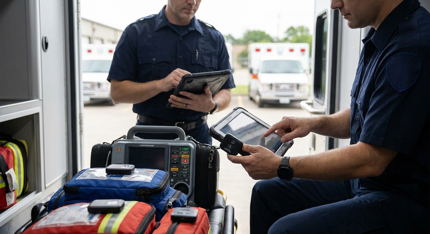 Asset tracking IoT for ambulance and EMS fleets