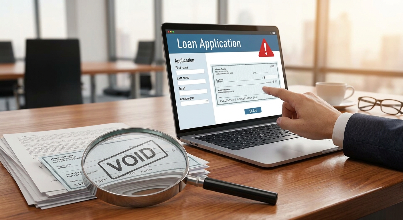 How to Detect Fraudulent Voided Checks in Loans (2026)