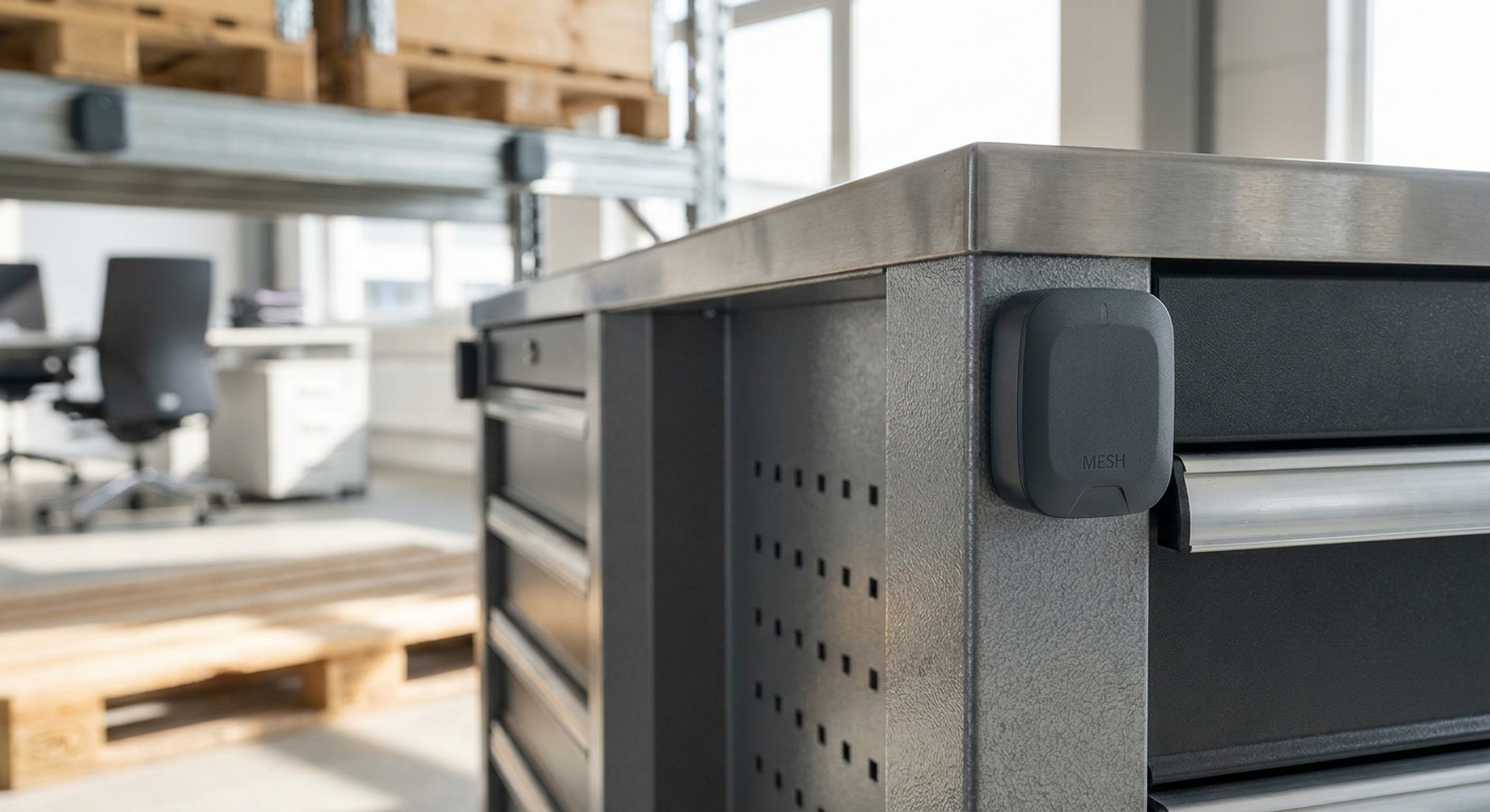 Bluetooth mesh sensors for indoor asset tracking