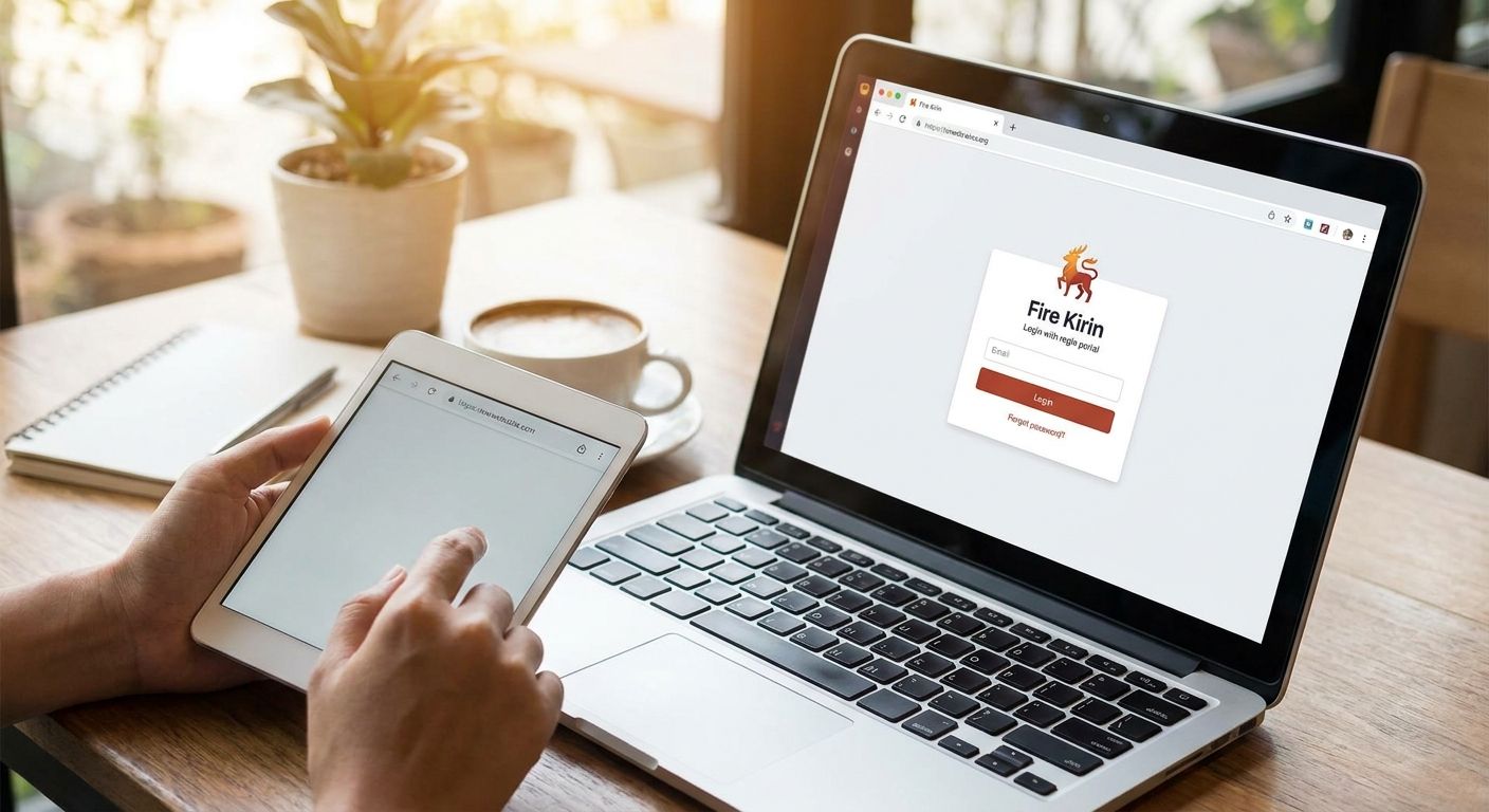 How to log into Fire Kirin without downloading an app