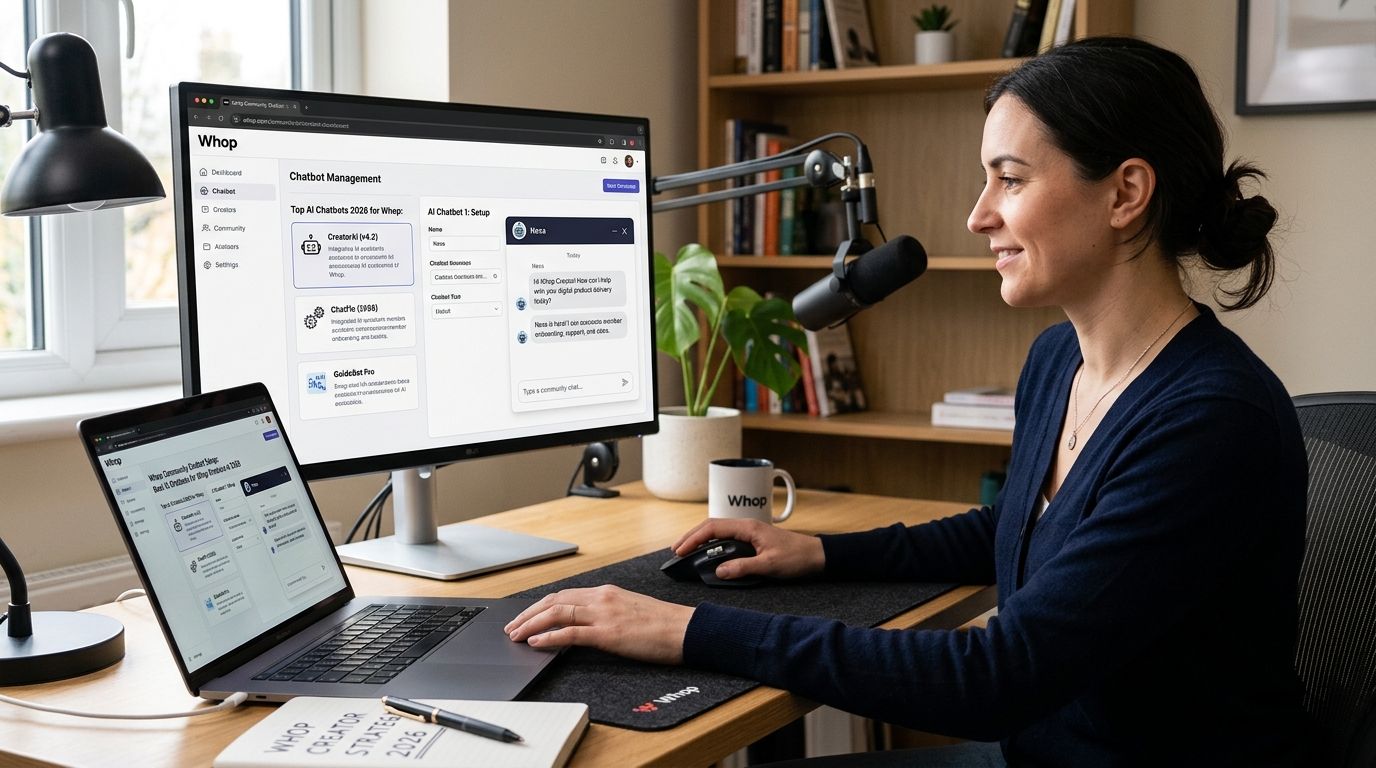 Best AI chatbots for Whop creators in 2026