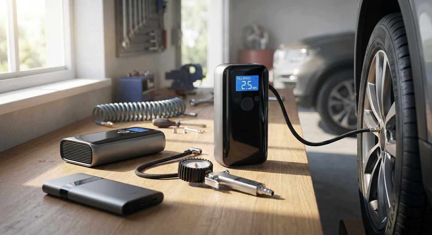 Best portable tyre inflators ranked by fill speed 2026