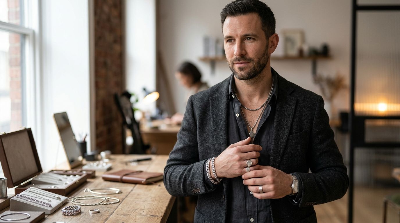 Silver jewellery for men: complete 2026 guide