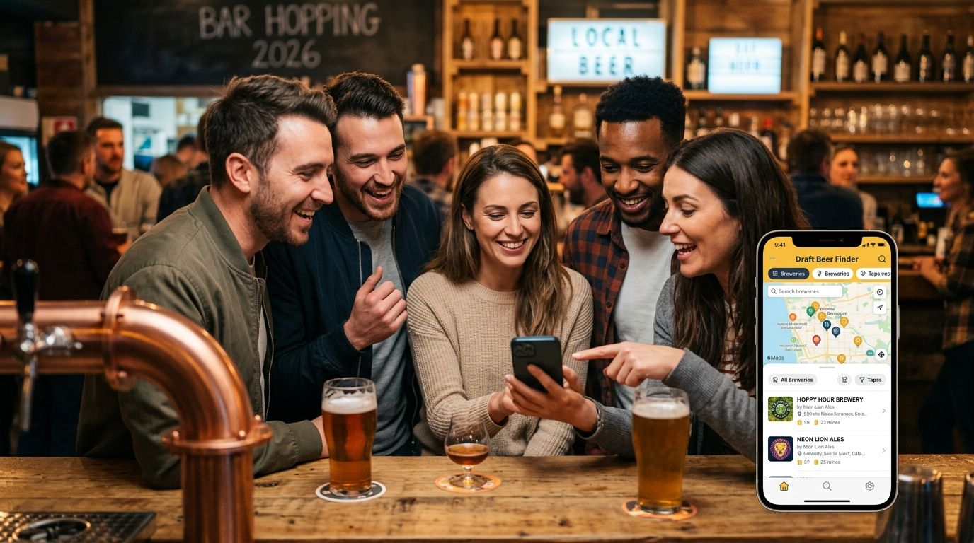Best draft beer finder apps for bar hopping in 2026