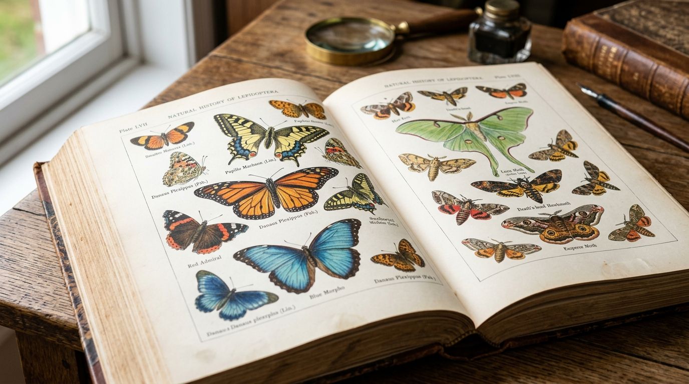 Best vintage butterfly and moth illustrations for design in 2026