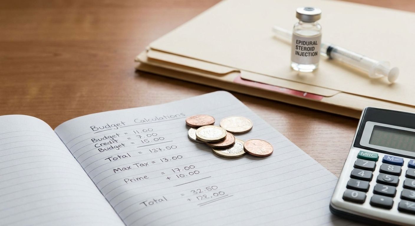 How to budget for the cost of an epidural steroid injection
