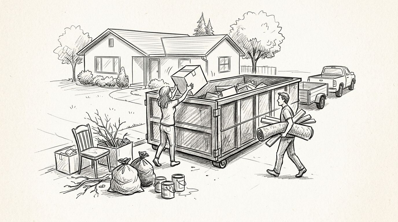 Best 10 yard dumpster rental options for small cleanouts 2026