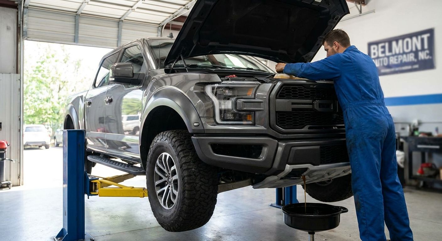 Oil change service for Ford trucks in Belmont, NC