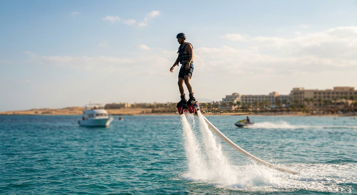 Flyboarding sessions for thrill seekers in Hurghada