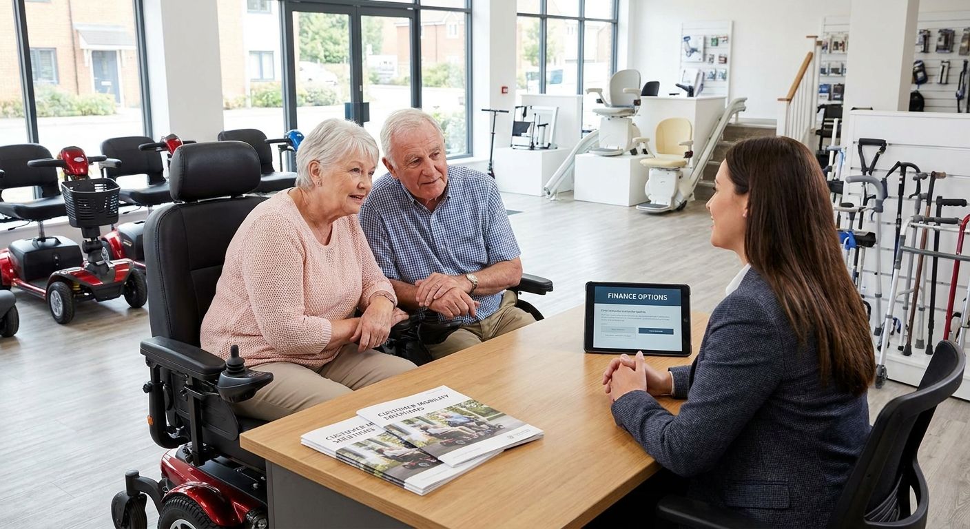 Customer finance for mobility equipment retailers
