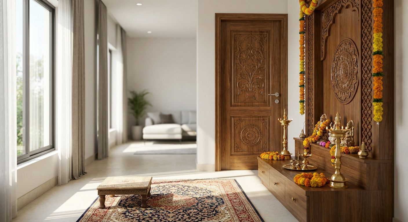 Vastu guidelines for a pooja room at home
