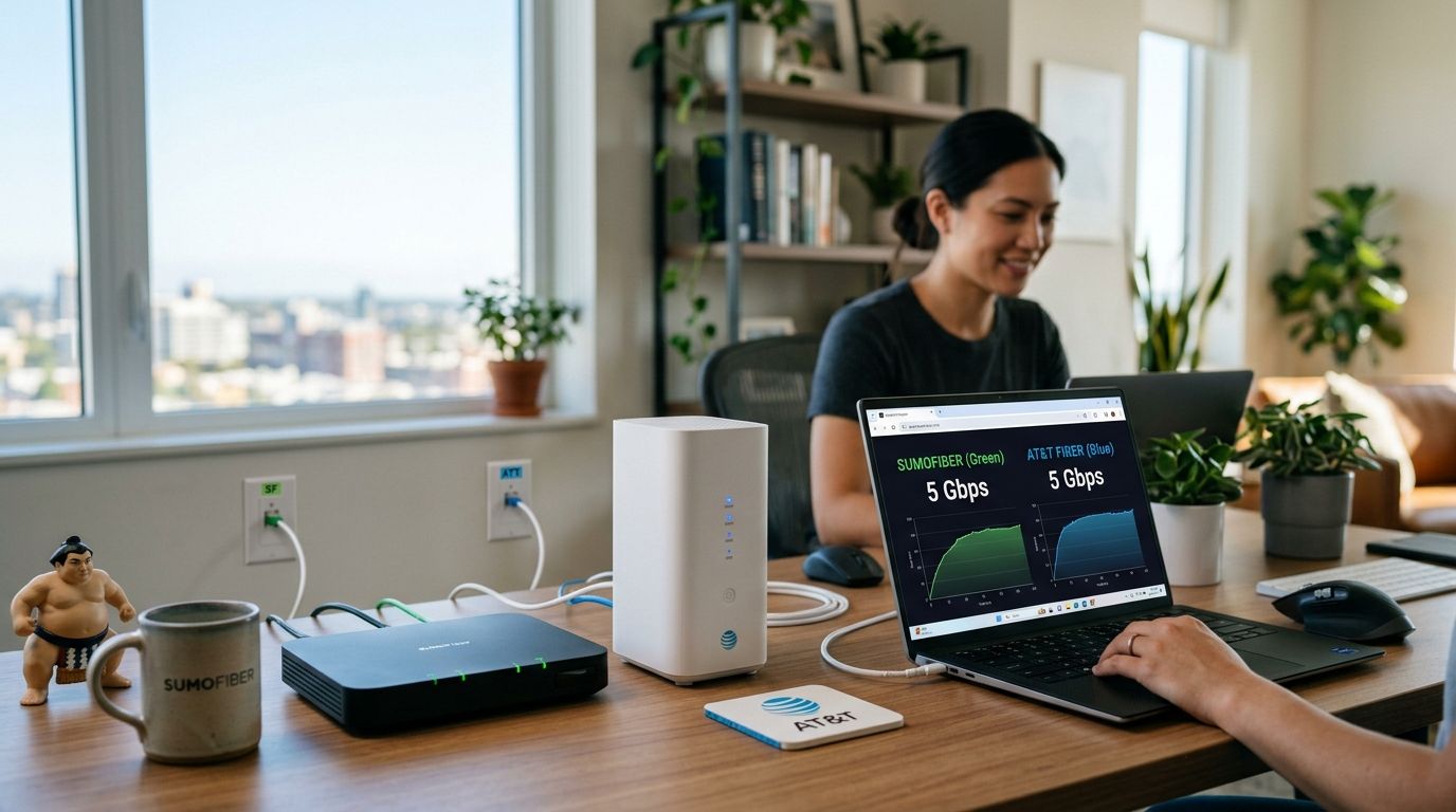 SumoFiber vs AT&T Fiber: which is better in 2026