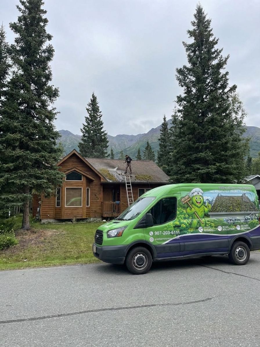 Roof cleaning partnerships for Alaska real estate agents