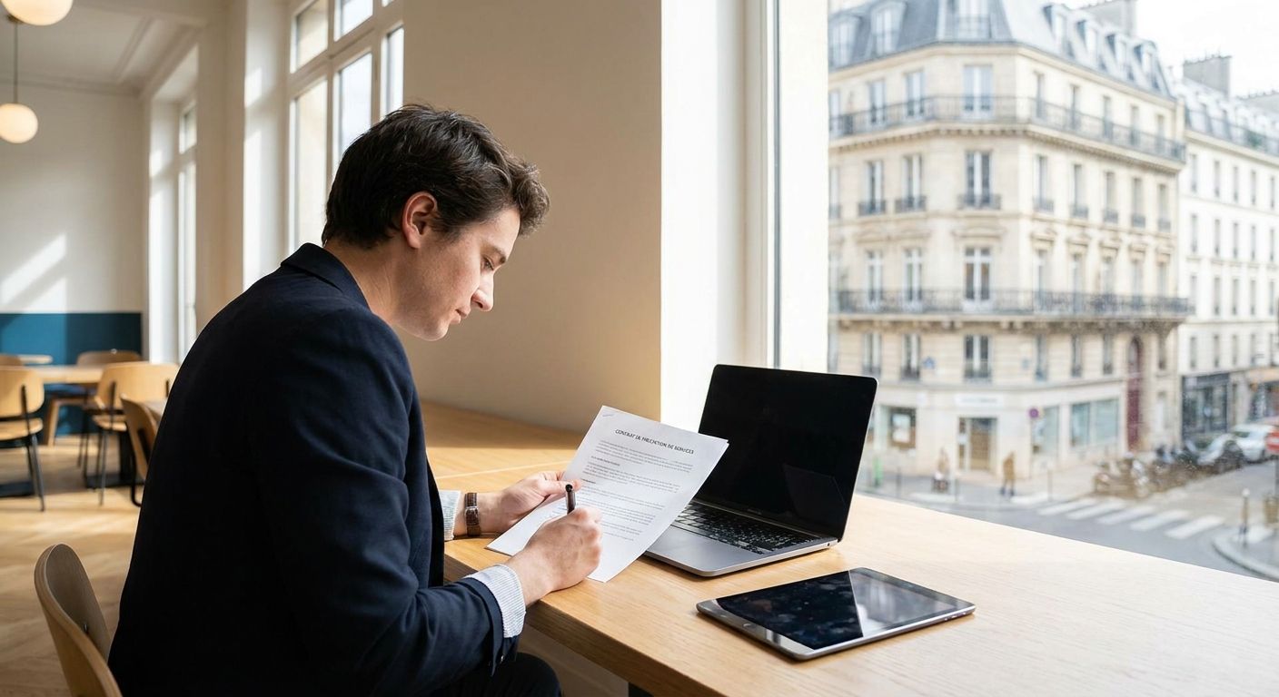 EN — Contractor agreement for a French tech startup