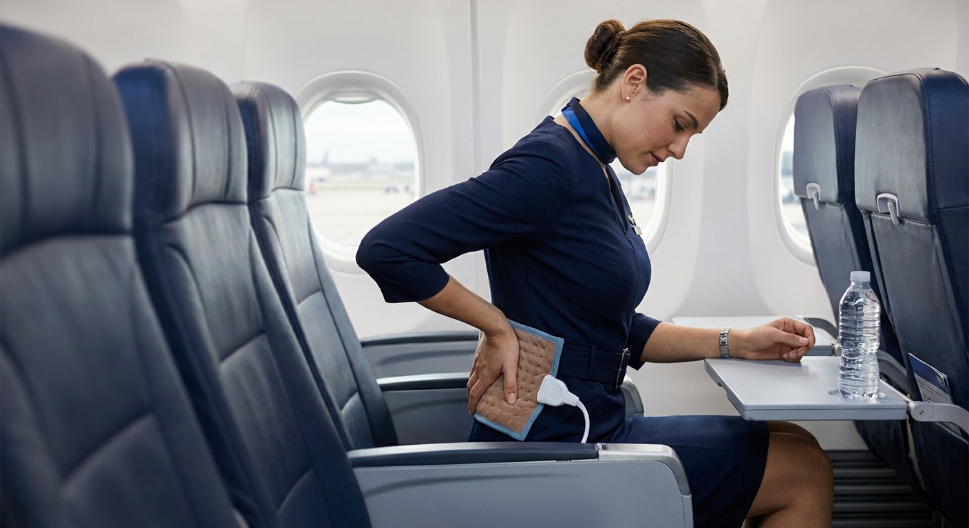 Pain management for flight attendants with chronic back pain
