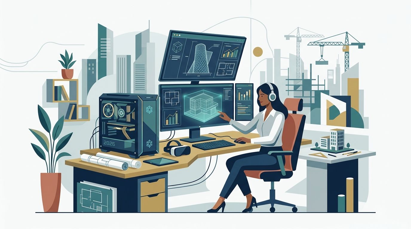 Gaming PCs for architects and engineers: complete 2026 guide