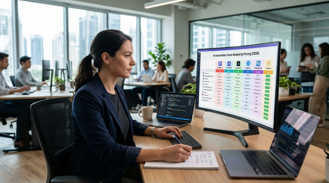 Best AI automation tools ranked by pricing in 2026