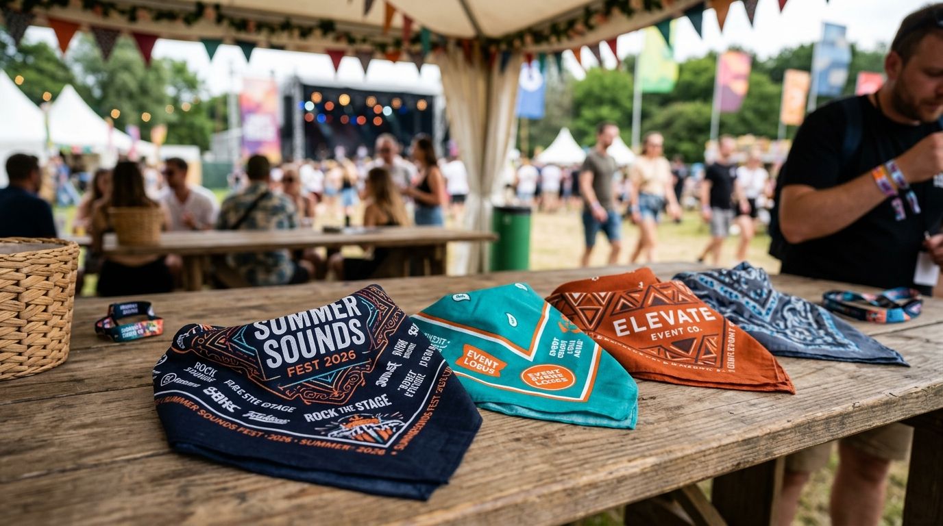 Best custom printed bandanas for events compared 2026