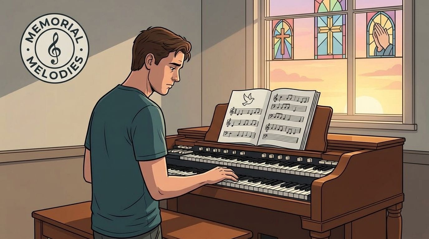 Custom memorial song in a gospel music style