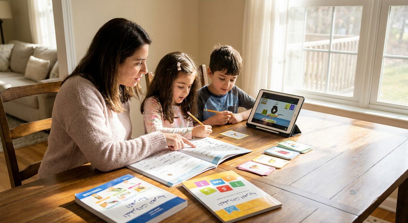 Arabic lessons for homeschooling families teaching Arabic