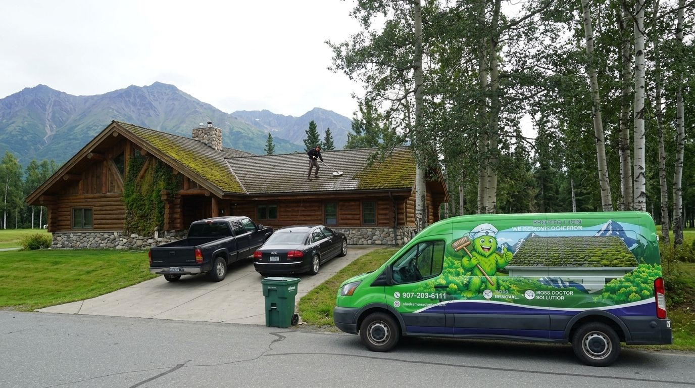 Exterior cleaning for Alaska golf course clubhouses