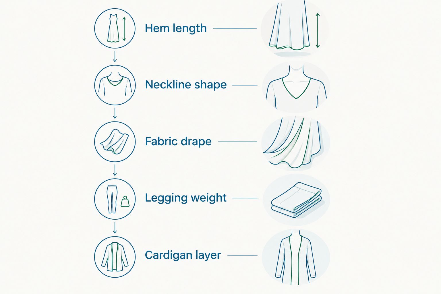 Five-point checklist for choosing a plus size tunic top for leggings