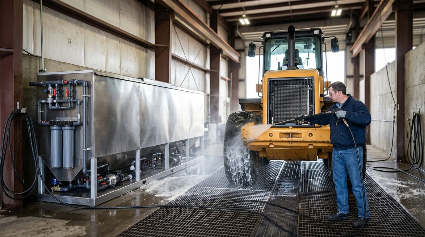 How much does an industrial wash bay system cost in 2025?