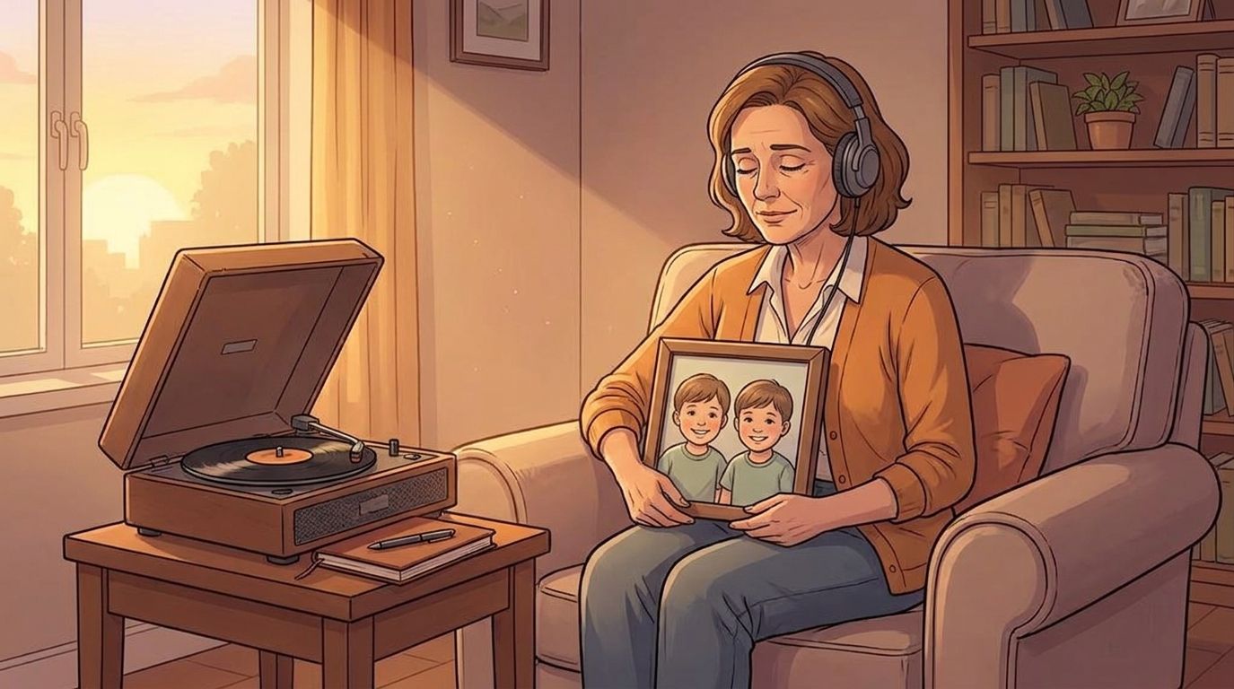 Custom memorial song for a twin sibling