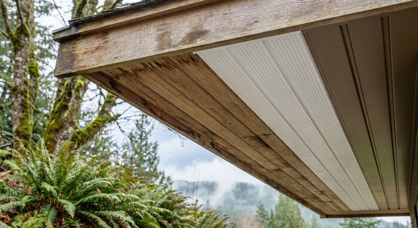 Wood vs vinyl vs aluminum soffits ranked for BC humidity