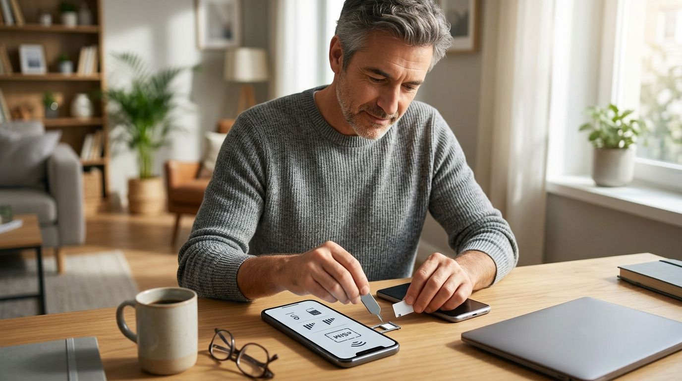 Keep your home number active with a dual-SIM a-sim setup