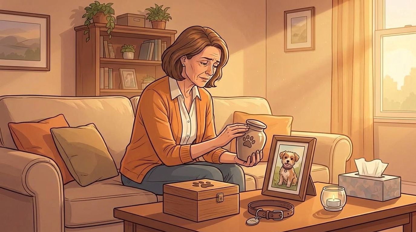 Best memorial keepsakes for a pet who passed away