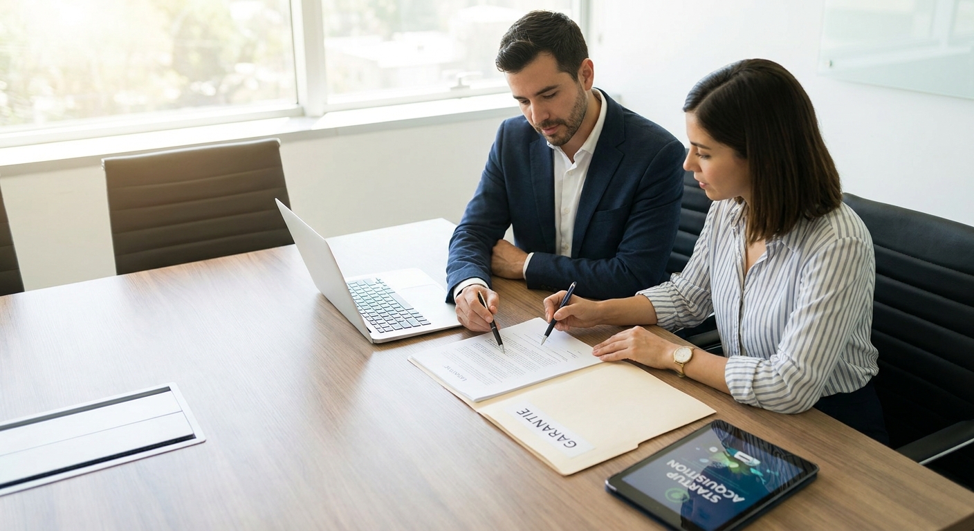 Garantie d'actif et de passif pour cessions de startups