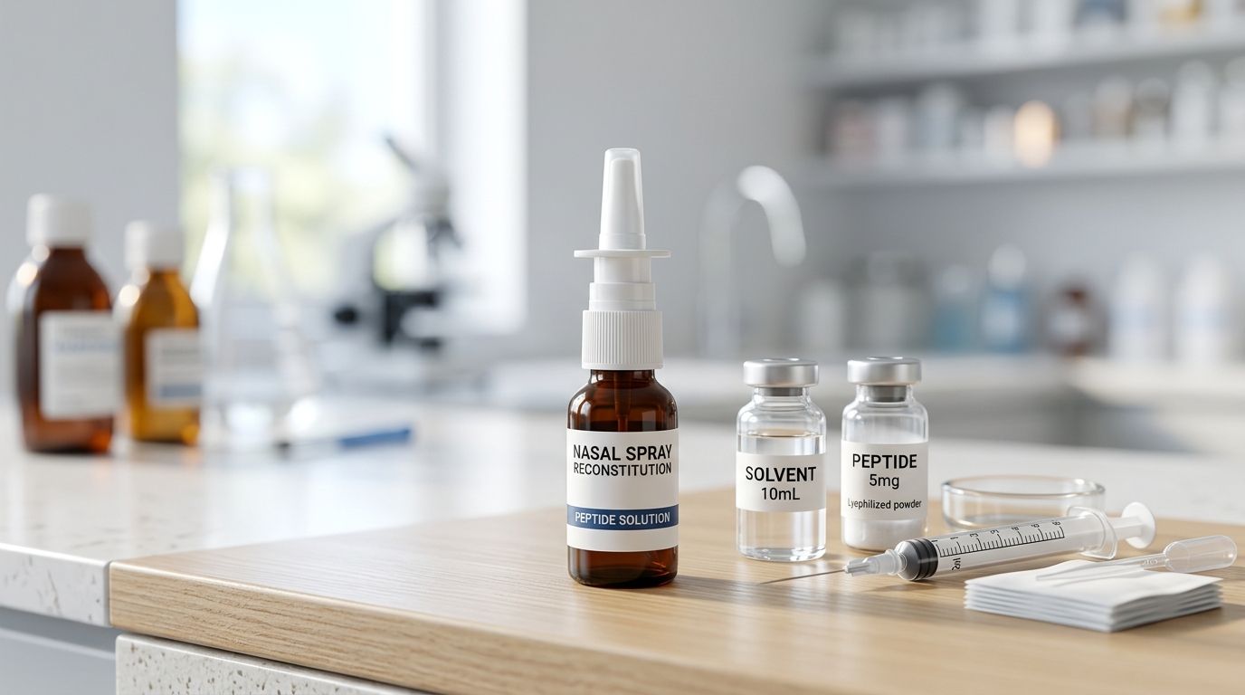 Best nasal spray reconstitution solutions for peptides 2026