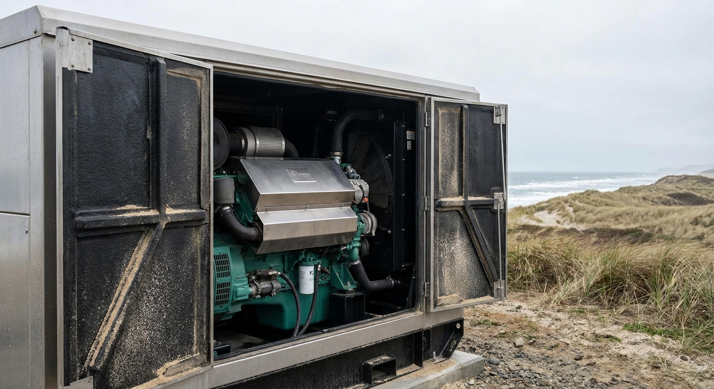 How to protect a standby generator from coastal salt air corrosion