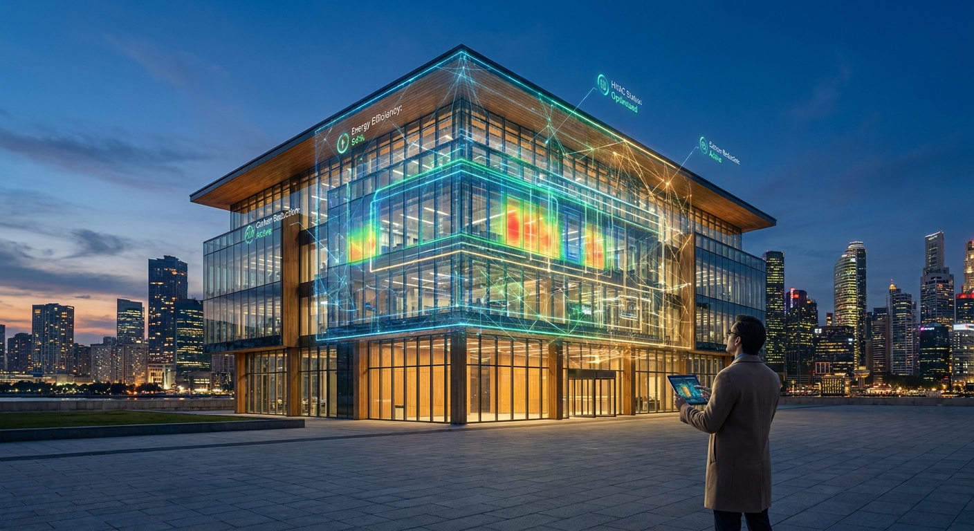 Digital twin software for building energy optimization