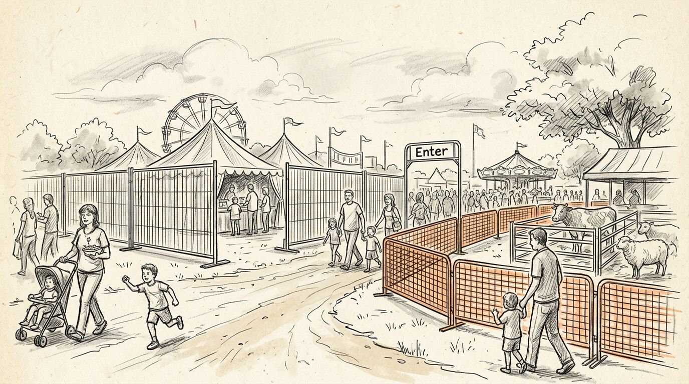 Best temporary fencing rental for county fair events