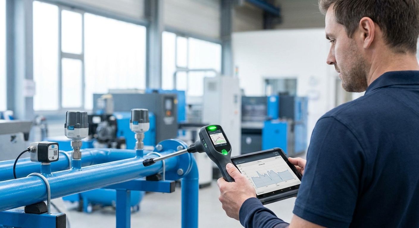 Best IoT sensors for compressed air leak detection