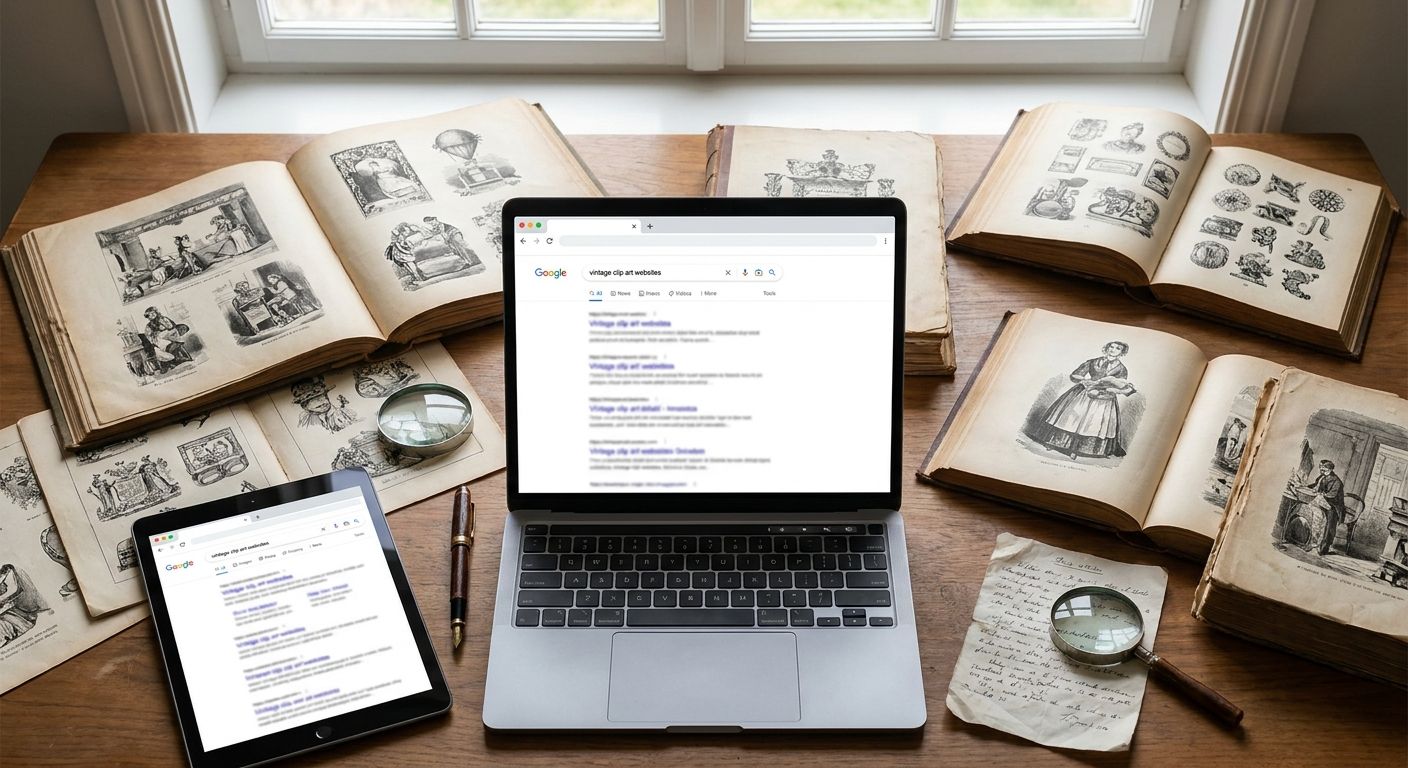 Best vintage clip art websites for commercial license in 2026