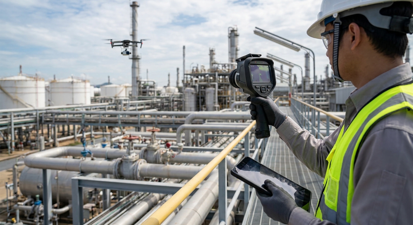 How to Monitor Methane Emissions Across Industrial Facilities
