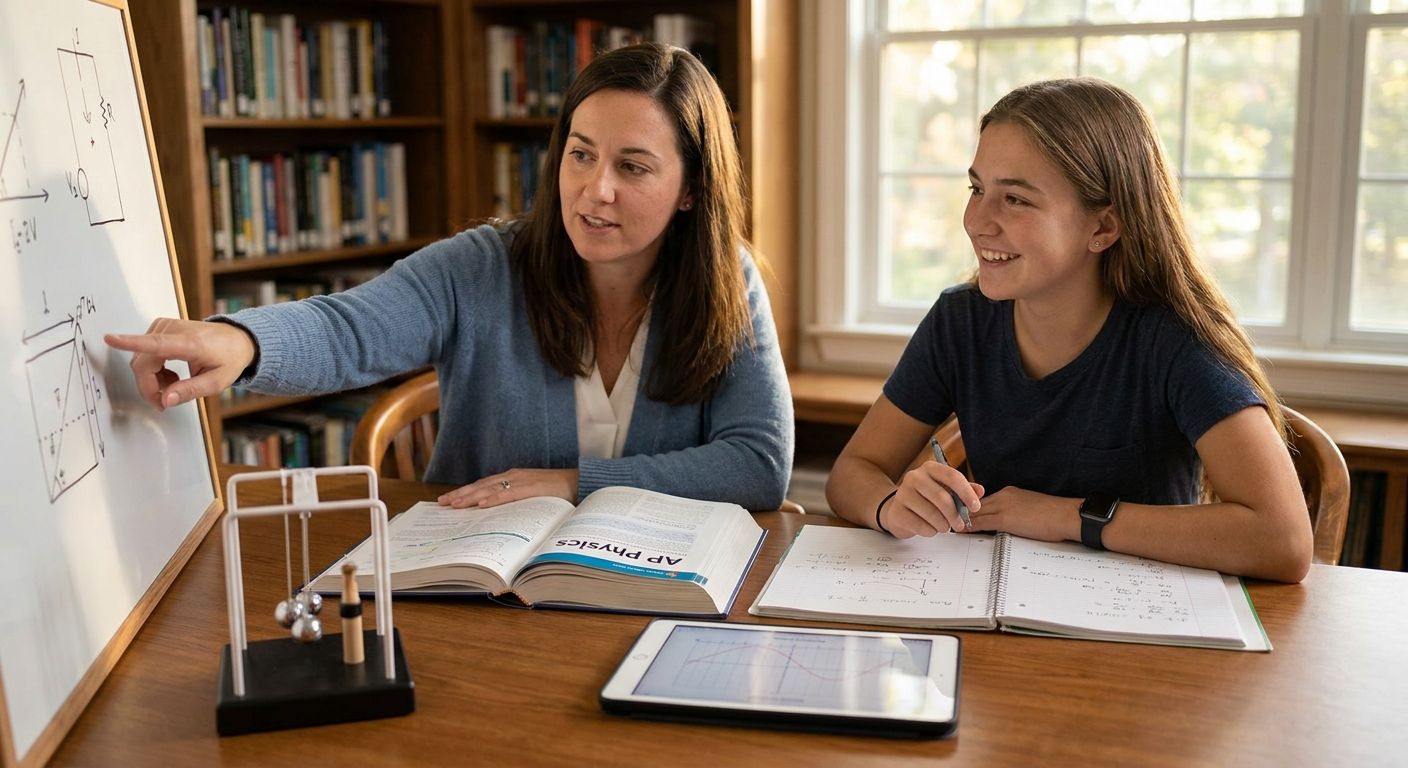 Personalized tutoring for AP Physics students