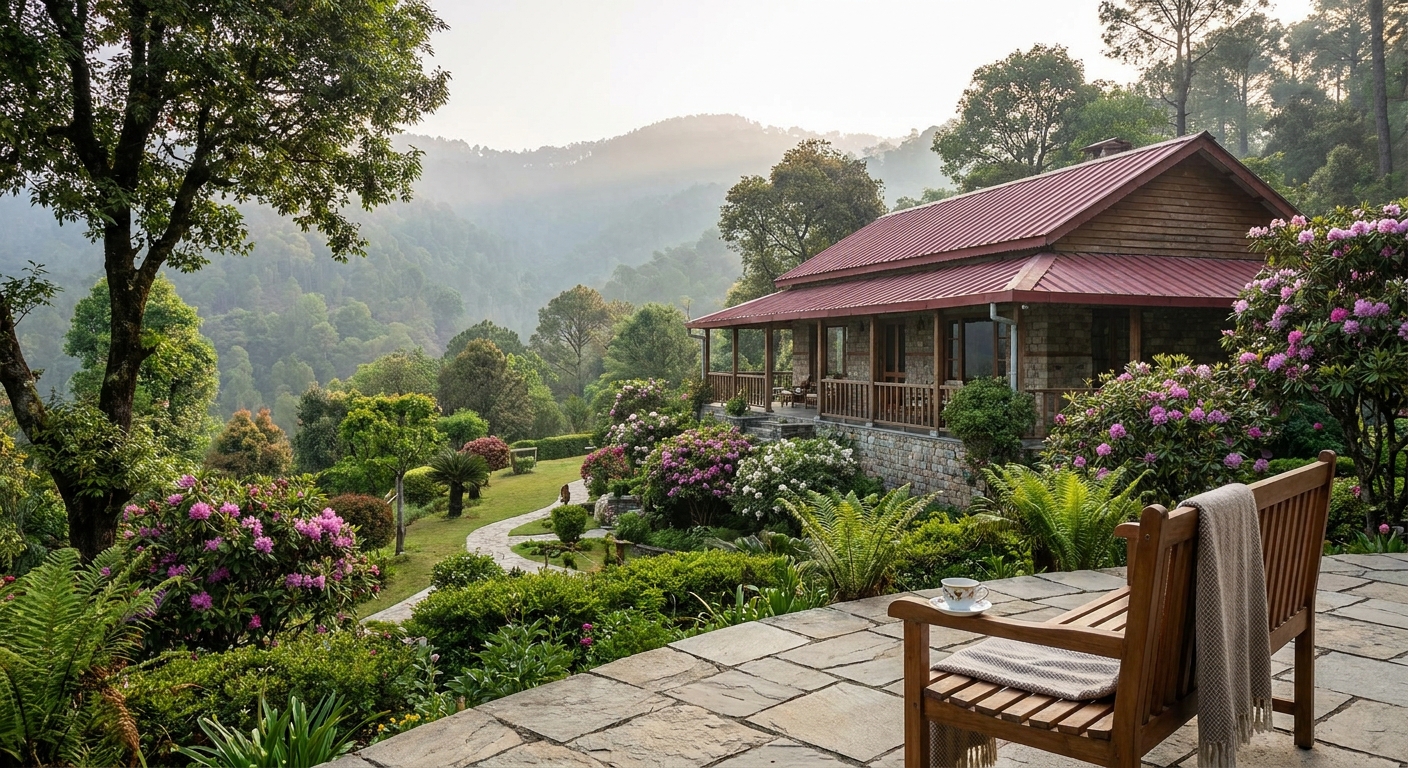 Villas with a garden view in Lansdowne for a quiet break