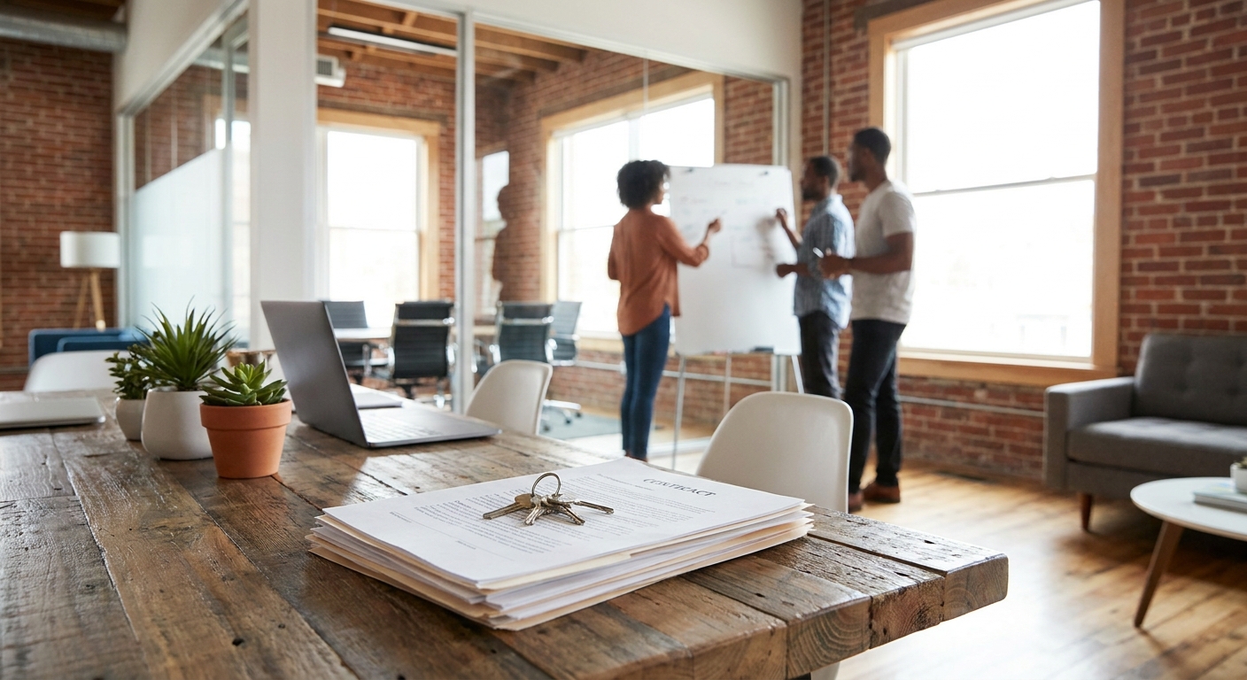 Bail commercial pour bureaux de startups