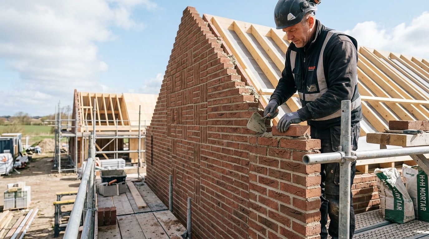 Opmuring af gavlmur ved nybyggeri og renovering