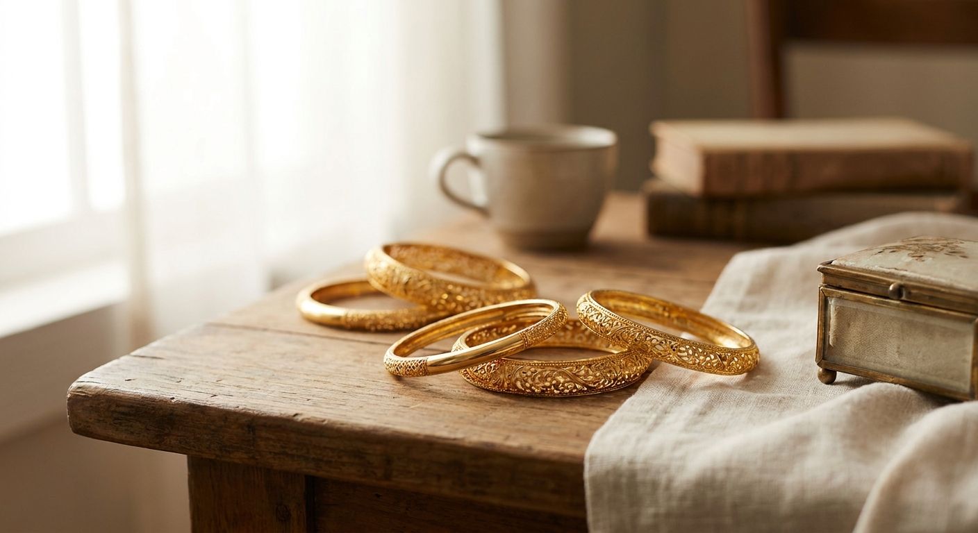 Best gold noa bangle designs in 2026