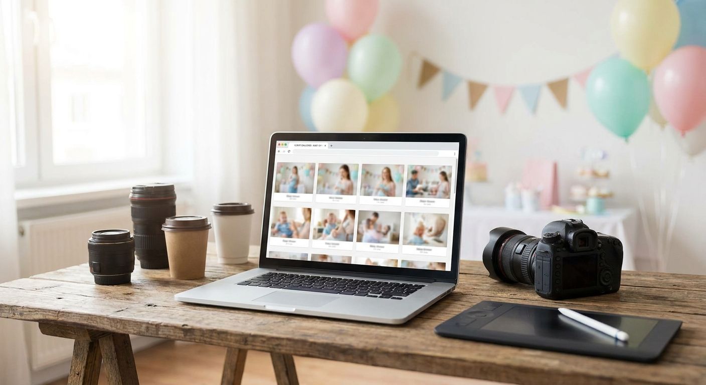 Best photo gallery software for baby shower photographers