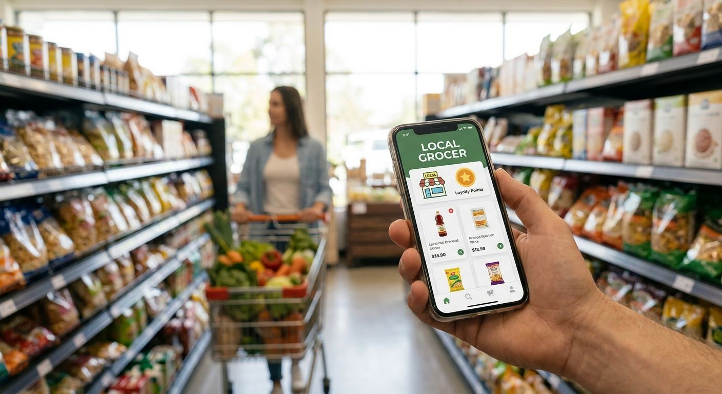 Best branded mobile app platform for regional grocery chains