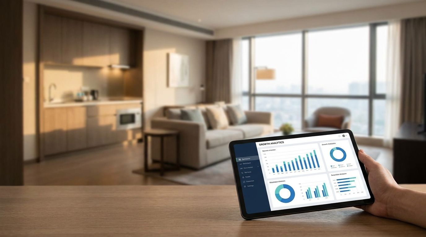 Customer acquisition platform for extended-stay hotels