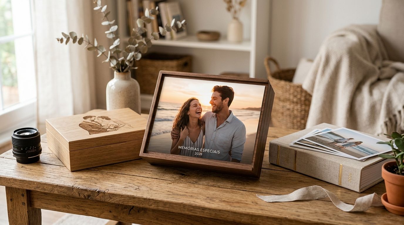 Melhores caixas personalizadas para fotos em 2026